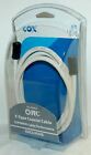 NEW Cox RF-CX-6 High Performance F-Type Coaxial 6 ft Cable WHITE Torque Assist