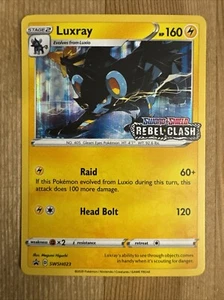 Luxray - SWSH023 - PreRelease Pokemon Promo Sword & Shield Ultra Rare Card NM - Picture 1 of 2