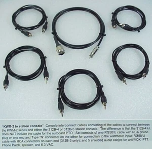 Collins Premium Kabel Set die S-Line auf die 312B-4 Konsole mit Belden RG-58U - Bild 1 von 5