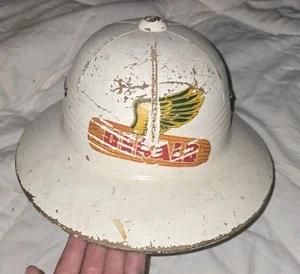Dekalb Seed Safari HARD Hat 🌽Detasseling 1950s? Decal OLD Seed Corn - Picture 1 of 6