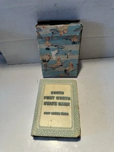 Libro de utilidades de banqueros de colección South Fort Worth State Bank Texas con caja y llave - Imagen 1 de 12