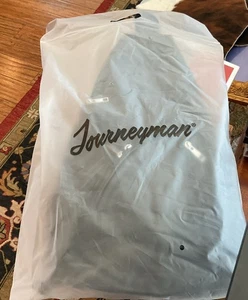 Neu Journeyman Co. schwarzer Rucksack über Schulter mit Handyhalter 4 Reißverschlüsse - Bild 1 von 5