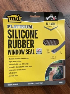 M-D Building Products 43848 All Climate Wave Profile Weather Seal Tape 17 L ft. - Picture 1 of 4