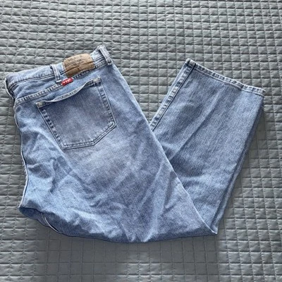 Wrangler Jeans Men's 40x30 Regular Straight Leg Resewn Hem Actual 40X26.5 - Image 1 of 4