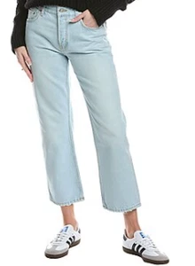 Pantalones de mezclilla para mujer RE/DONE fáciles rectos Acqua - talla 31, entrepierna - 28 nuevos con etiquetas - Imagen 1 de 12