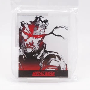 Metal Gear Solid Yoji Shinkawa Solid Snake blocco acrilico esclusivo Giappone NUOVO - Foto 1 di 4