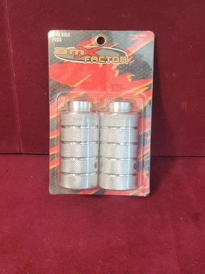 Clavijas de eje BMX plateadas BM FACTOR modelo 96011 Foto 1 de 4