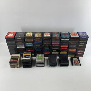 Konvolut 128 Atari 2600 Spiele verschiedene Titel - Bild 1 von 1