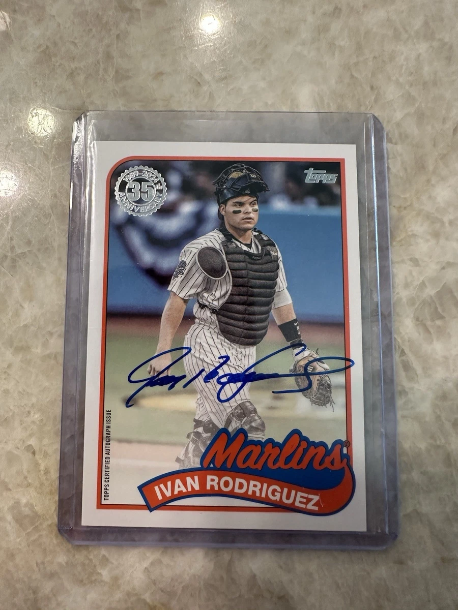 メジャーリーグ　カード　Ivan Rodriguez Ivan Rodriguez Autographed Baseball Trading Cards & Accessories