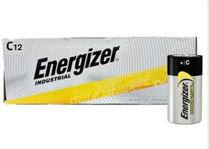 Energizer EN93 1.5V 8350 mAh Industrial Alkaline C Battery (Box Of 12) - Picture 1 of 8