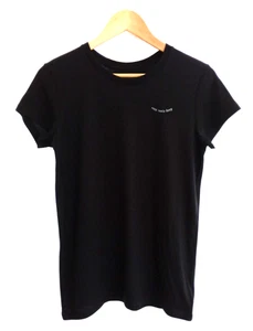 Vans Jersey Skull Tee Black 100% Cotton Short Sleeved Slim Fit Print Top Size L - Picture 1 of 10