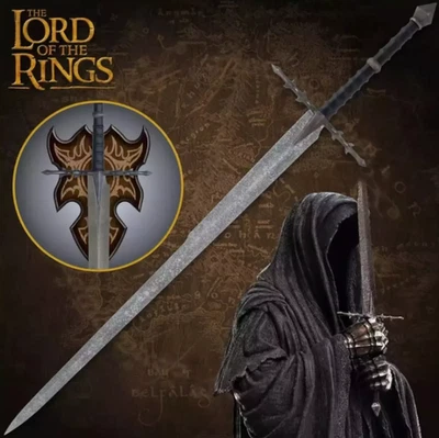 Espada Espectro Anillo Nazgul Lotr Espada Señor de los Anillos Espada con Vaina y Placa Foto 1 de 4