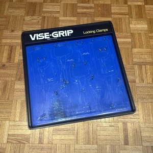 Vintage VISE-GRIP Petersen Mfg. Wrench Hardware Store Wall Display - 24 x 24” - Picture 1 of 12