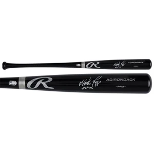 Wade Boggs Boston Red Sox Signed Black Rawlings Pro Bat with "HOF 05" Insc - Picture 1 of 3