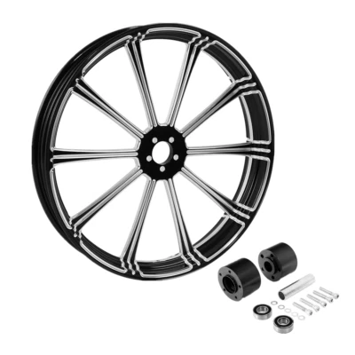 Llanta delantera 23""x3,5"" buje de doble disco apto para Harley Touring Road Glide 08-23 Foto 1 de 4