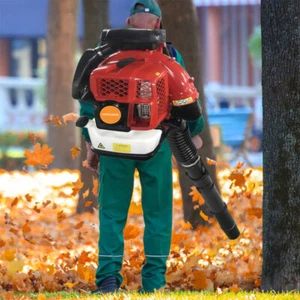 80cc 2-Stroke 900 CFM Air Volume Gas Powered Cordless Backpack Snow Leaf Blower - Picture 1 of 11