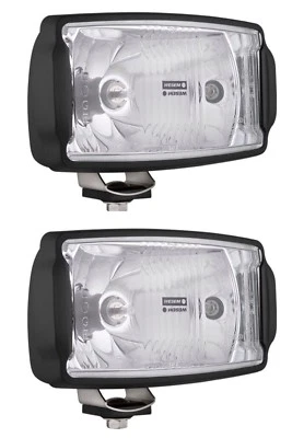 2x Fernscheinwerfer mit Positionslicht Halogen Zusatzscheinwerfer mit Glühbirnen - Bild 1 von 4
