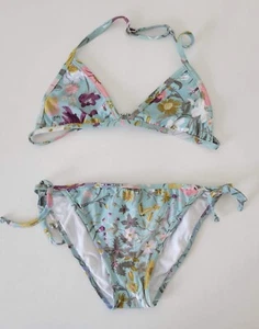 NWT NEW Gucci Girls blue floral two piece swimsuit 5 6 8 12y 371674 - Picture 1 of 3