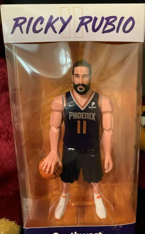 Ricky Rubio Phoenix Suns Action Figure Superhero NIB Giveaway Boxed Collectible Cover