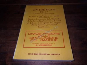 1963.Evidencia de la circulacion de la sangre (1723.medecine).Bottoni.lambertini - Picture 1 of 1