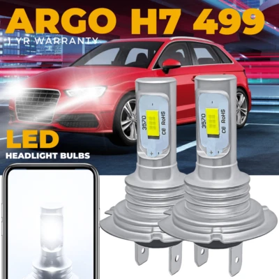 Fits Audi A3 8V Led White 6000k Xenon Hid Dipped Beam Headlight Bulbs 2012-18 - Image 1 of 4