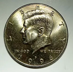 1996 D Kennedy Half Dollar, DDO, DDR. - Picture 1 of 4