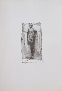 Jörg Shimon Schuldhess 1941-1992 Basel / Lithografie 1971 "Sie wussten genau..." - Picture 1 of 19