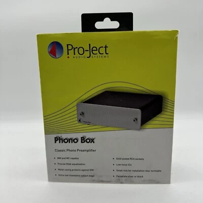 Pro-Ject Audio Systems Phono Box DC MM/MC Classic Phono Preamp w/ Line Output - Image 1 of 4