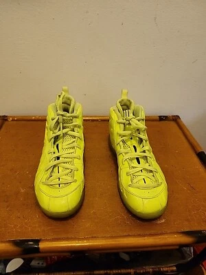 Zapatilla deportiva Nike Little Posite One Mid Volt juvenil 2,5 Y verde lima 843755-702 Foto 1 de 4