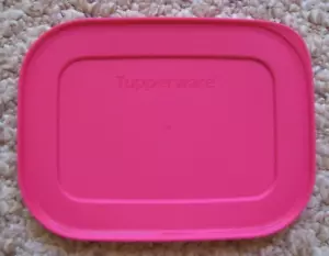 Tupperware Coperchio Rettangolare Rosa Numero 7868C - Foto 1 di 2