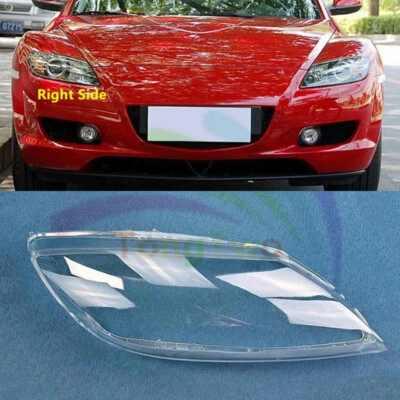Faro delantero derecho carcasa de lente transparente + pegamento para Mazda RX-8 cupé 2004-2008 Foto 1 de 4