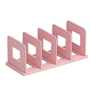 Book Stand Desktop Student Bookshelf Pink - Picture 1 of 12