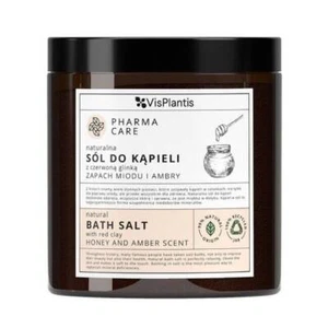 Vis Plantis Pharma Care Natural Bath Salt Red Clay Scent Honey Ambergris 800g - Picture 1 of 3