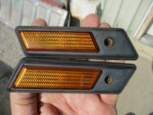 1995 BMW 318iC front fender Amber side lights Pair w/sockets - Picture 1 of 4