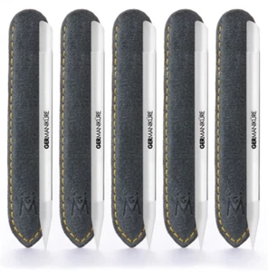 5er Set Glas Maniküre Sticks Echt Tschechisch Kristallglas Nagelhaut Drücker in Sue - Bild 1 von 4