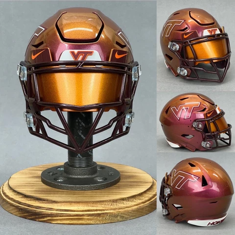 Virginia Tech Hokies Colorshift 3D Printed Riddell Speedflex Mini Helmet Cover