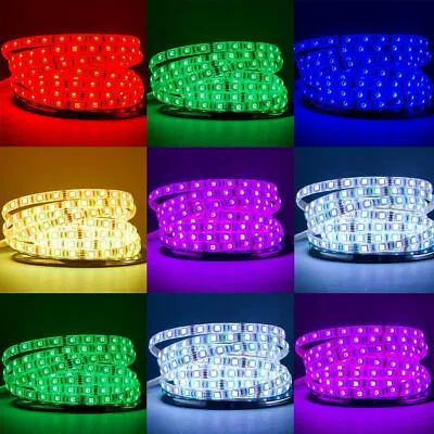 5050 LED Flexible 5M Tape Strip Light For Boat / Truck / Car/ Suv / ATV/UTV 12V - Image 1 of 4