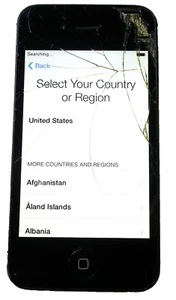 Apple iPhone 4s (A1387) Black (Damaged Screen) ✅ - Afbeelding 1 van 11