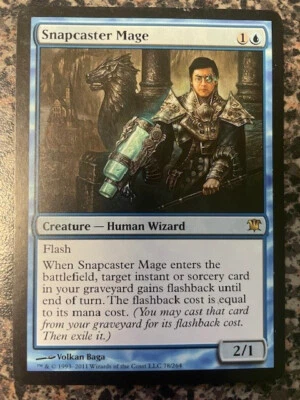 Magic the Gathering Innistrad Snapcaster Mage Creature Human Wizard 78/264 - Image 1 of 2