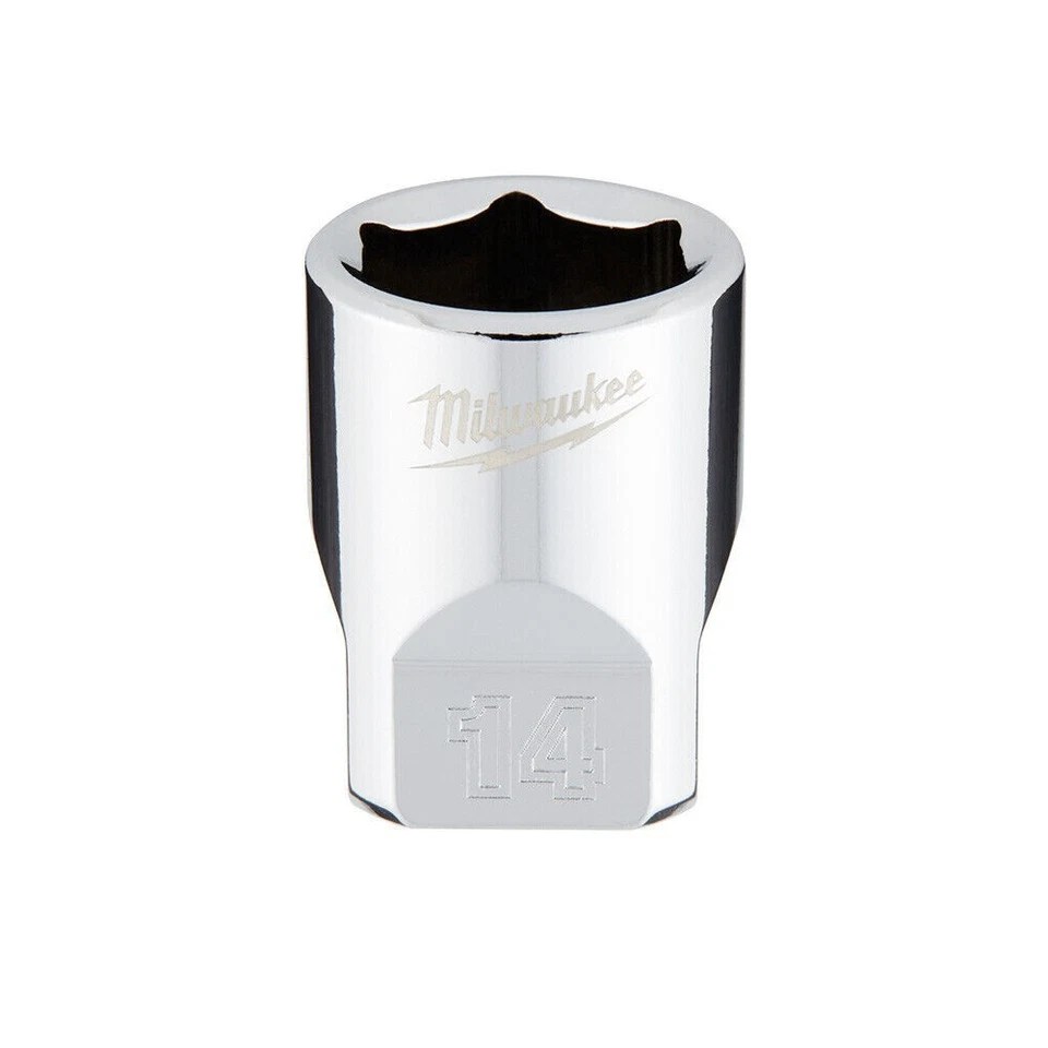 Milwaukee 45-34-9040 1/4 Drive 14mm Metric 6-Point Socket 14 mm - Image 1 of 1