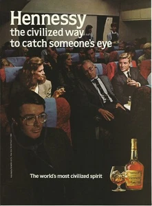 1986 Hennessy Cognac "Catch Someone's Eye" vintage print ad 80's advertisement - Picture 1 of 1