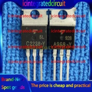 10 Paar 2SA968-Y/2SC2238-Y 2SA968/2SC2238 A968-Y/C2238-Y TOSHIBA AMP Transistoren - Bild 1 von 1