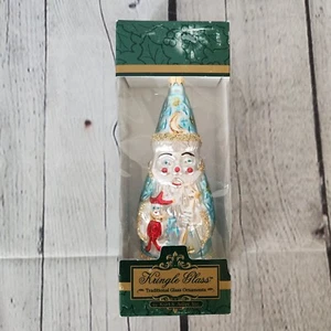 Kurt Adler Kringle Vidrio Vidrio Tradicional Navidad Adorno Mago  - Imagen 1 de 10
