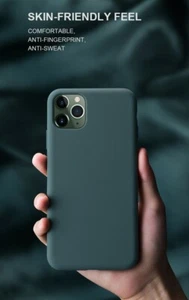 iphone x back case, Luxury silk black - Picture 1 of 3