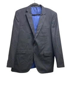 Bell & Barnett super 120 black button-up blazer jacket size 46 - Picture 1 of 7