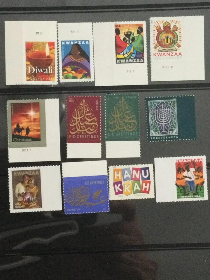 USA Stamps 12 Forever KWANZAA  (Face Value $9.36) MNH - Image 1 of 1