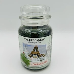 Yankee Candle Postcards From Paris Christmas In Paris 1 Wick Candle Rare HTF New - Picture 1 of 4