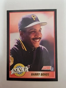 1991 Score #876 BARRY BONDS National League Mvp Lot Of 25 Ex-mt or Better - Picture 1 of 4