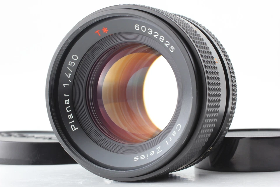 [Near MINT++] Contax Carl Zeiss Planar 50mm f/1.4 T* AEJ MF Lens CY Mount Japan - Image 1 of 4