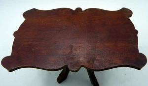 Antique German DINING TABLE 1:12 Dollhouse Miniature - Picture 1 of 4